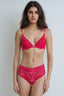 BLS | Eartha Wired And Paded Lace Bra Set | Red | Best Price in Pakistan original skincare product Pakistan