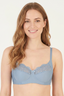 BLS | Cansu Non Wired And Non Padded Cotton Bra | Soft Blue | Best Price in Pakistan original skincare product Pakistan