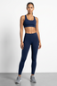 BLS | Eleanor Padded Sports Bra And Tights Set | Blue | Best Price in Pakistan original skincare product Pakistan