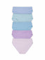 BLS | Lilac Mid Rise Cotton Panty | Pack Of 5 | Best Price in Pakistan original skincare product Pakistan