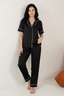 BLS | Satin Pajama Set | Night Black | Best Price in Pakistan original skincare product Pakistan