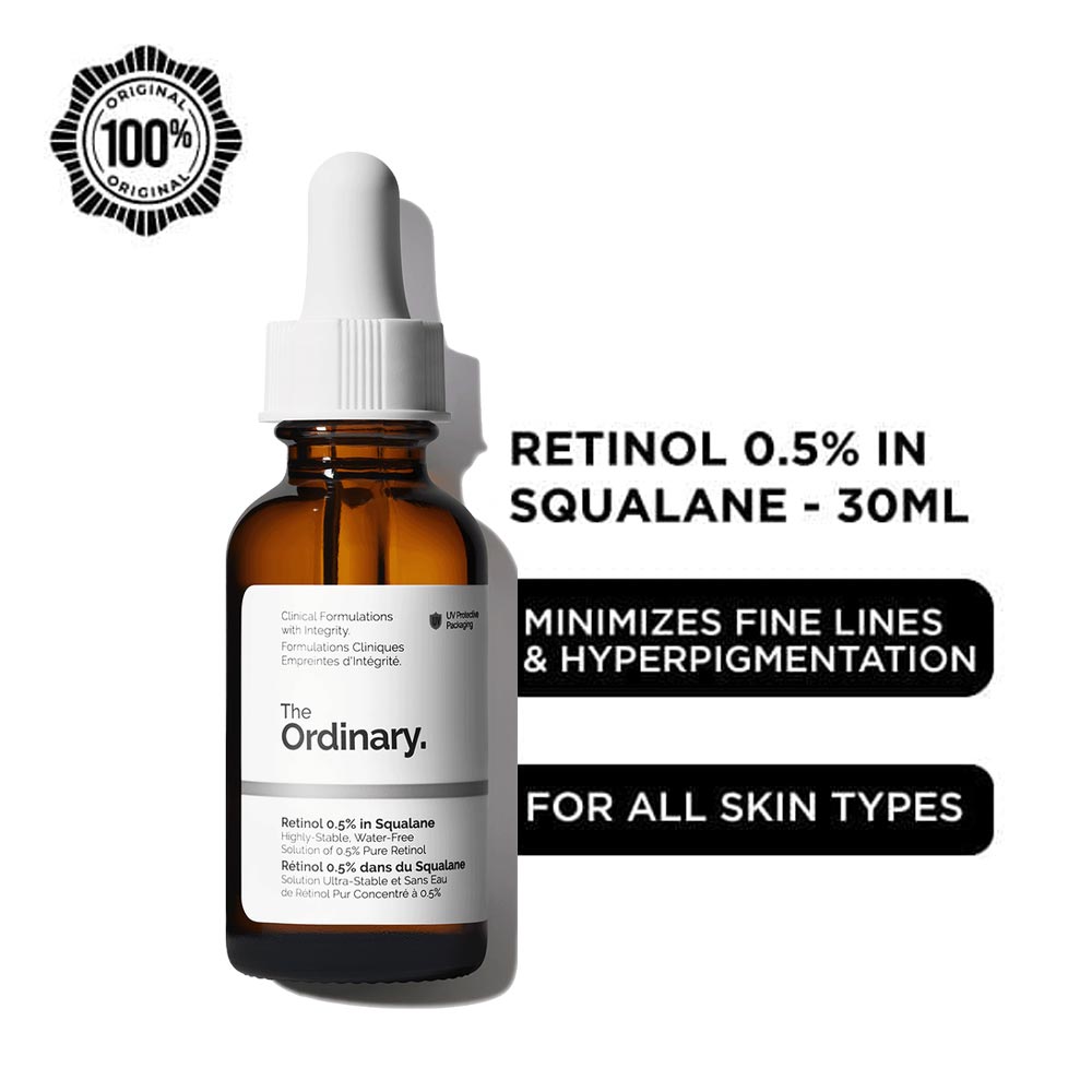 The Ordinary Retinol 0.5% in Squalane | 30ml | Best Price in Pakistan original skincare product Pakistan Main image