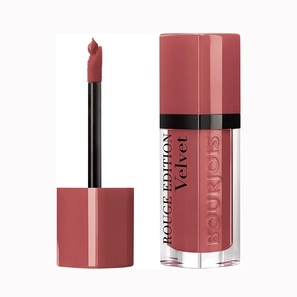 Bourjois | Lips Rouge Edition Velvet | T04 Peach Club | Best Price in Pakistan original skincare product Pakistan مرکزی تصویر