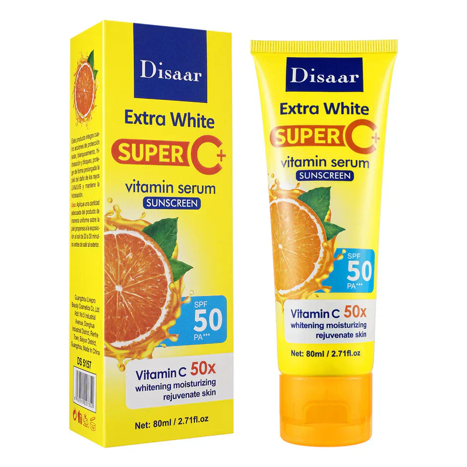 Disaar | Extra White Super C Vitamin Serum Spf 50 | 80ml | Best Price in Pakistan original skincare product Pakistan Main image