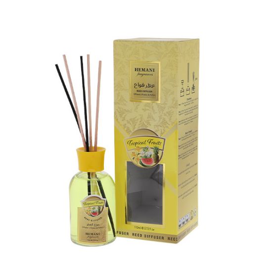 Hemani | Tropical Fruits Scented Reed Diffuser 110ml | Best Price in Pakistan original skincare product Pakistan