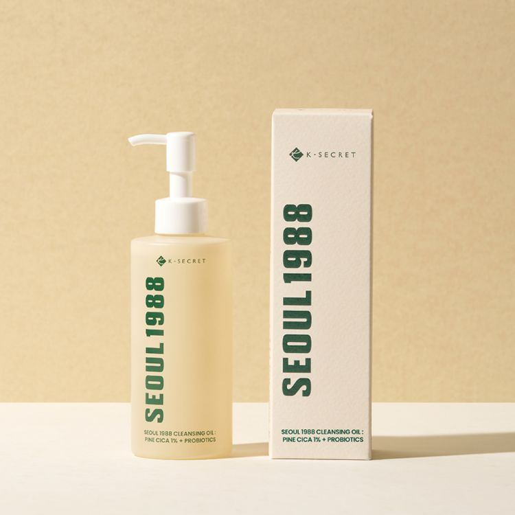 K-Secret | Seoul 1988 Cleansing Oil : Pine Cica 1% + Probiotics 200ml | Best Price in Pakistan original skincare product Pakistan Main image