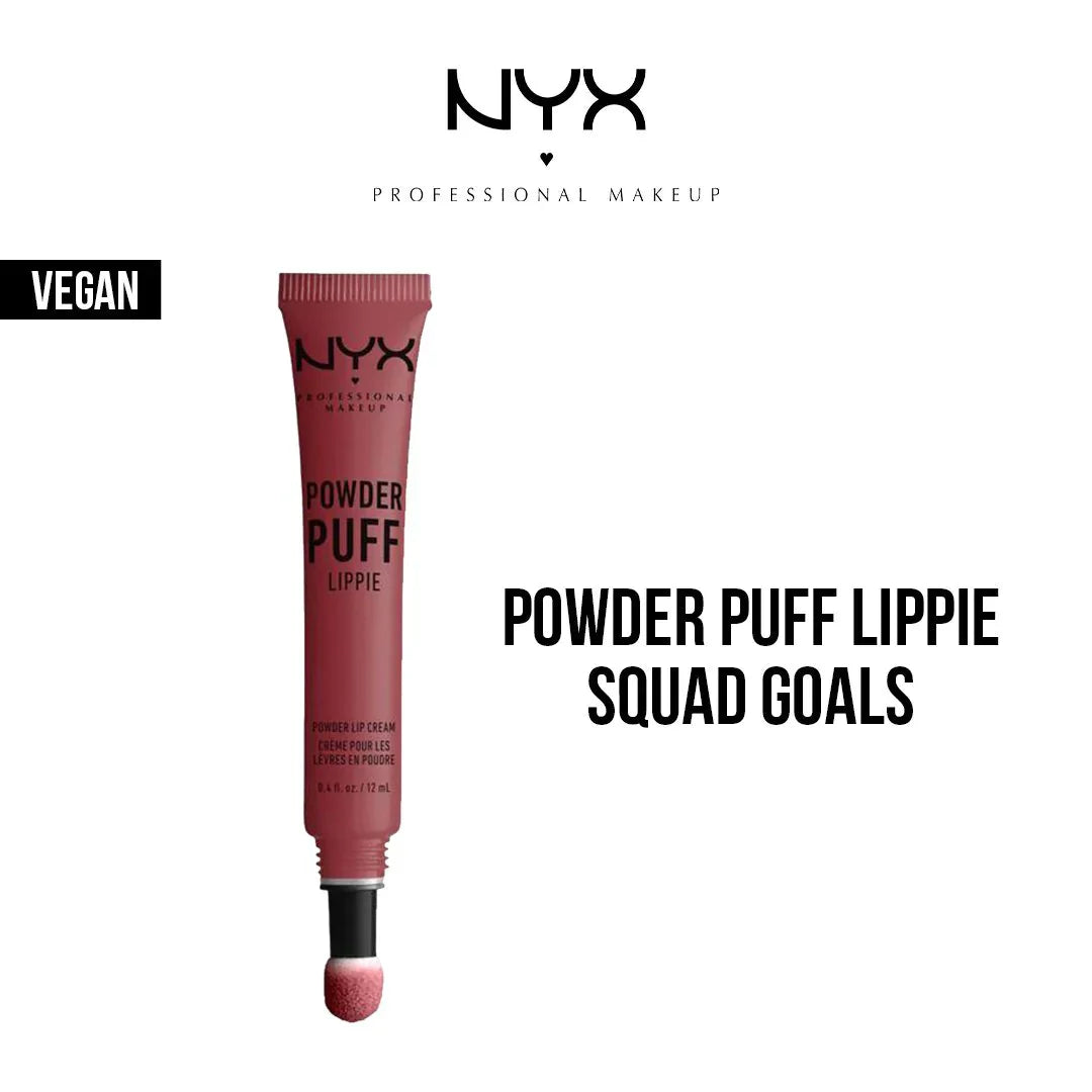 NYX Professional Makeup- Powder Puff Lippie Lip Cream Liquid Lipstick | Squad Goals | Best Price in Pakistan original skincare product Pakistan مرکزی تصویر