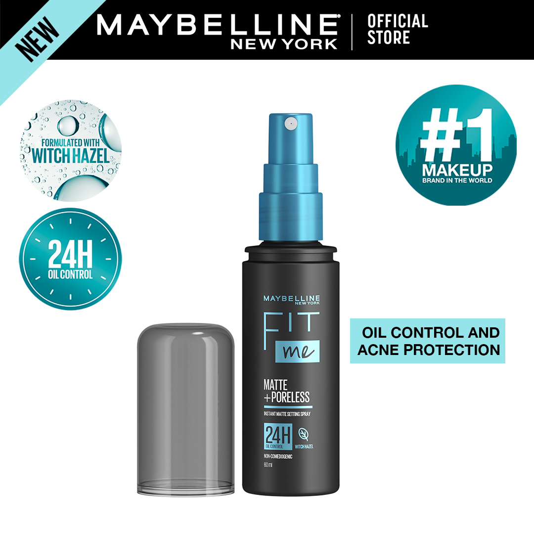 Maybelline New York Fit Me Matte + Poreless Setting Spray | 60ml | Best Price in Pakistan original skincare product Pakistan مرکزی تصویر