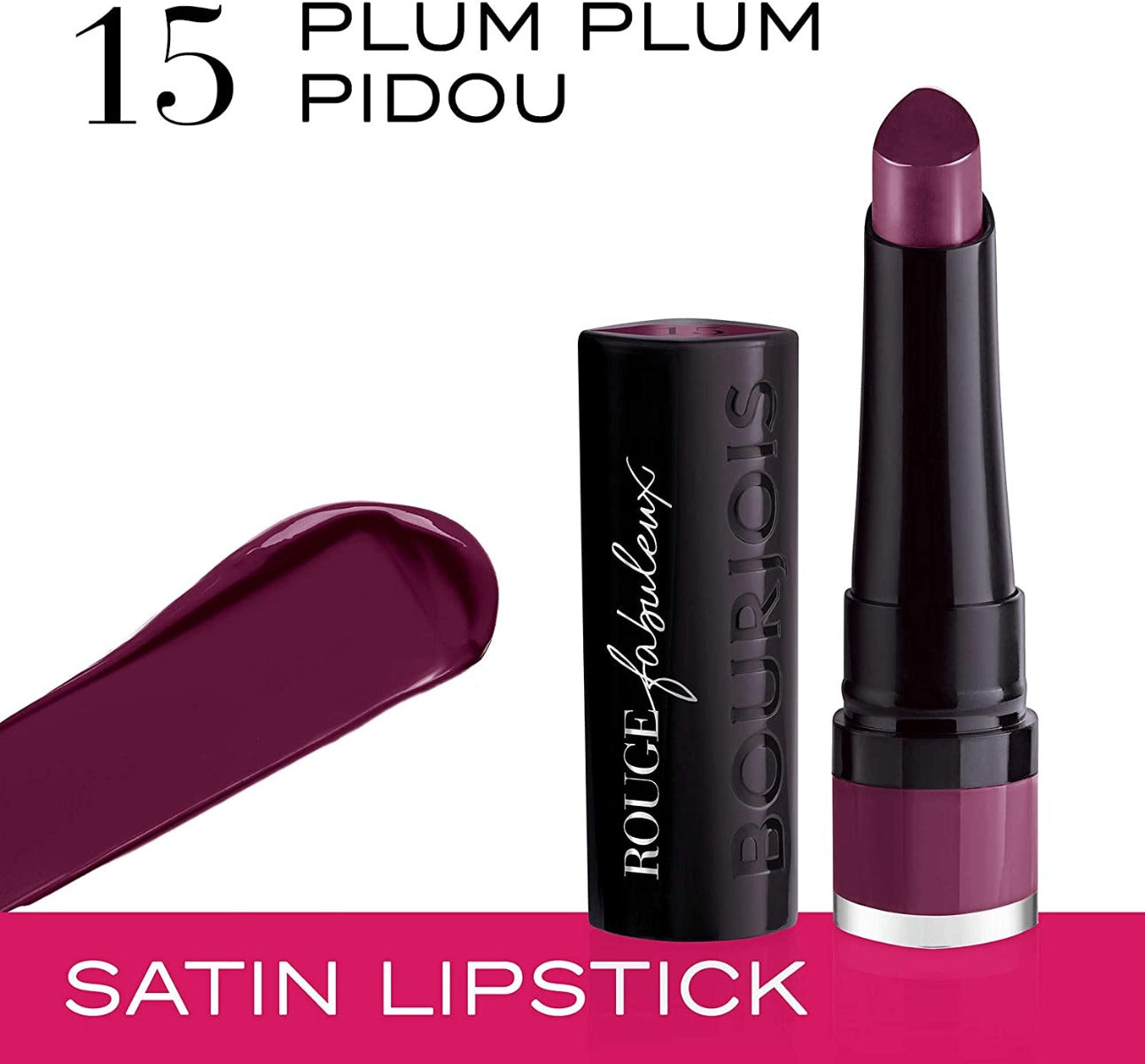 Bourjois | Rouge Fabuleux Lipstick | 15 Plum Plum Pidou | Best Price in Pakistan original skincare product Pakistan