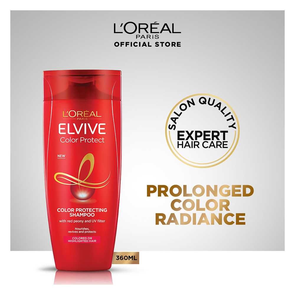 L'Oreal Paris Elvive Color Protecting Shampoo 360Ml | Best Price in Pakistan original skincare product Pakistan مرکزی تصویر