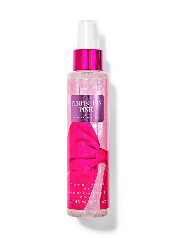 Bath & Body Works | Perfect in Pink Diamond Shimmer Mist | 145ml | Best Price in Pakistan original skincare product Pakistan مرکزی تصویر
