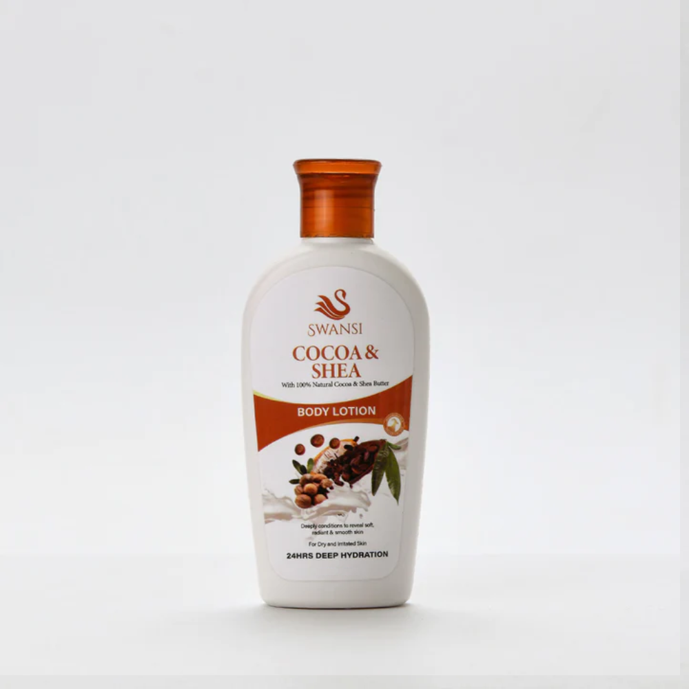 Swansi Cocoa & Shea Body Lotion 100ml | Best Price in Pakistan original skincare product Pakistan