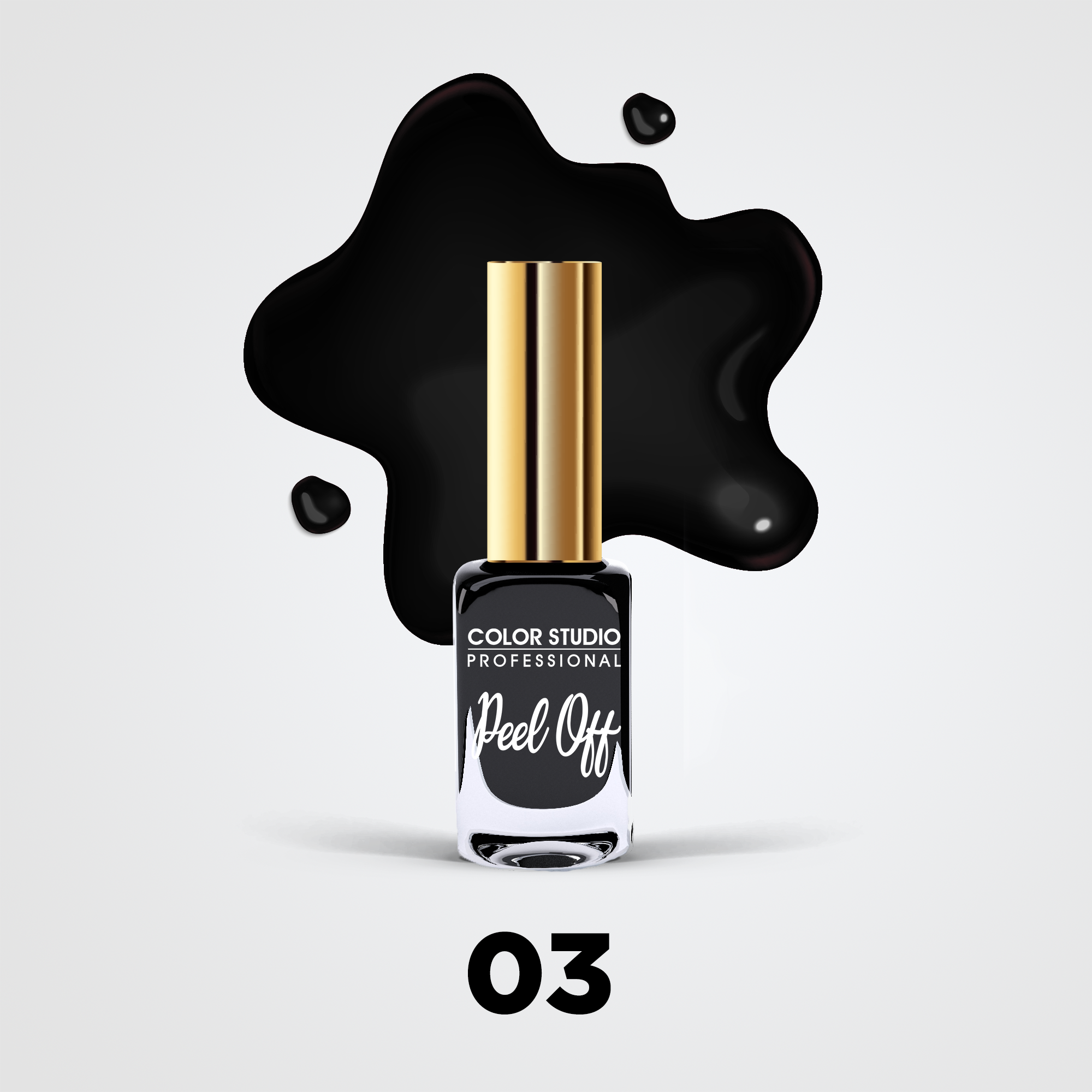 Color Studio | 03 Dark Matter | Peel Off Nail Colors | Water Based Nail Polish | Best Price in Pakistan original skincare product Pakistan مرکزی تصویر