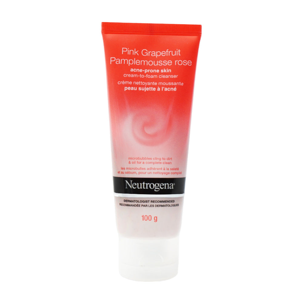 NEUTROGENA PINK GRAPEFRUIT ACNE-PRONE CLEANSER 100G | Best Price in Pakistan original skincare product Pakistan