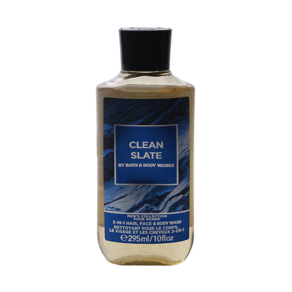BBW CLEAN SLATE MENS  3IN1 SHOWER GEL 295ML | Best Price in Pakistan original skincare product Pakistan