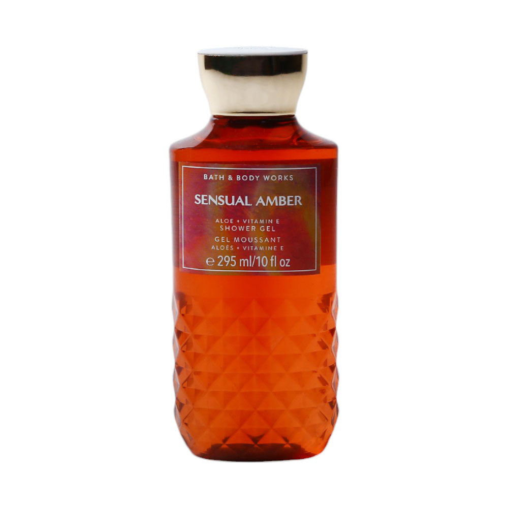 BBW SENSUAL AMBER ALOE+VITAMIN E SHOWER GEL 295ML | Best Price in Pakistan original skincare product Pakistan