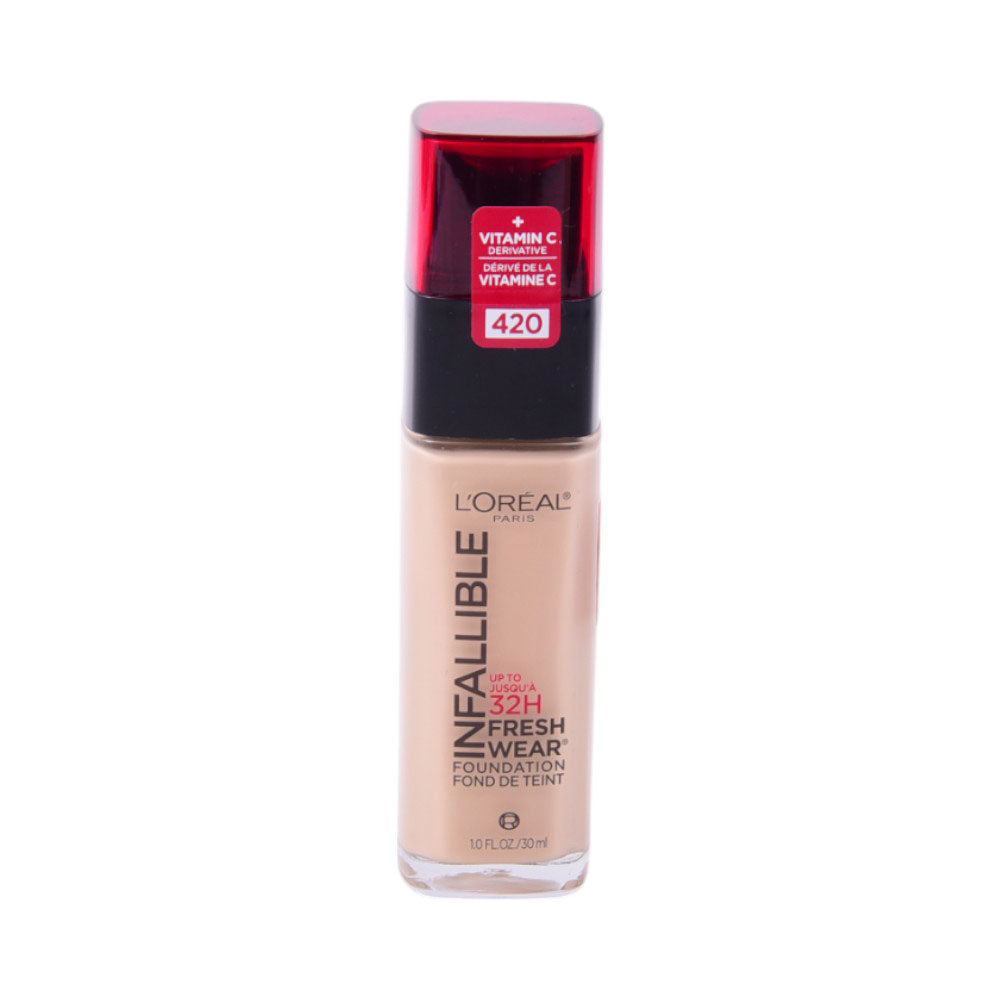 LOREAL INFALLABLE LIQUID FOUNDATION 420 30ML | Best Price in Pakistan original skincare product Pakistan
