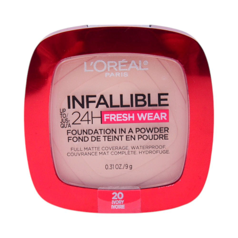 LOREAL INFALLIBLE 24H FOUNDATION POWDER 20 IVORY  9G | Best Price in Pakistan original skincare product Pakistan