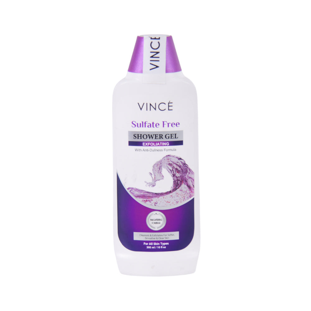 VINCE EXFOLIATING SHOWER GEL 300ML | Best Price in Pakistan original skincare product Pakistan