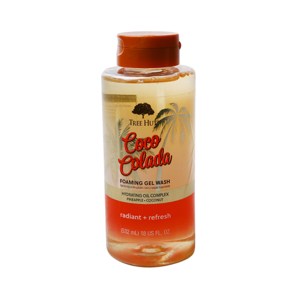 TREE HUT COCO COLADA FOAMING GEL WASH 532ML | Best Price in Pakistan original skincare product Pakistan مرکزی تصویر