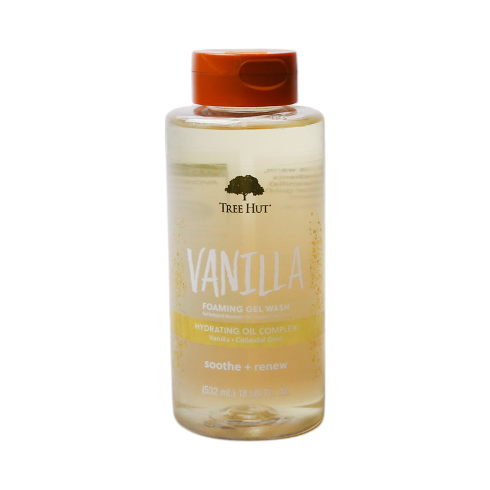 TREE HUT VANILLA FOAMING GEL WASH 532ML | Best Price in Pakistan original skincare product Pakistan مرکزی تصویر