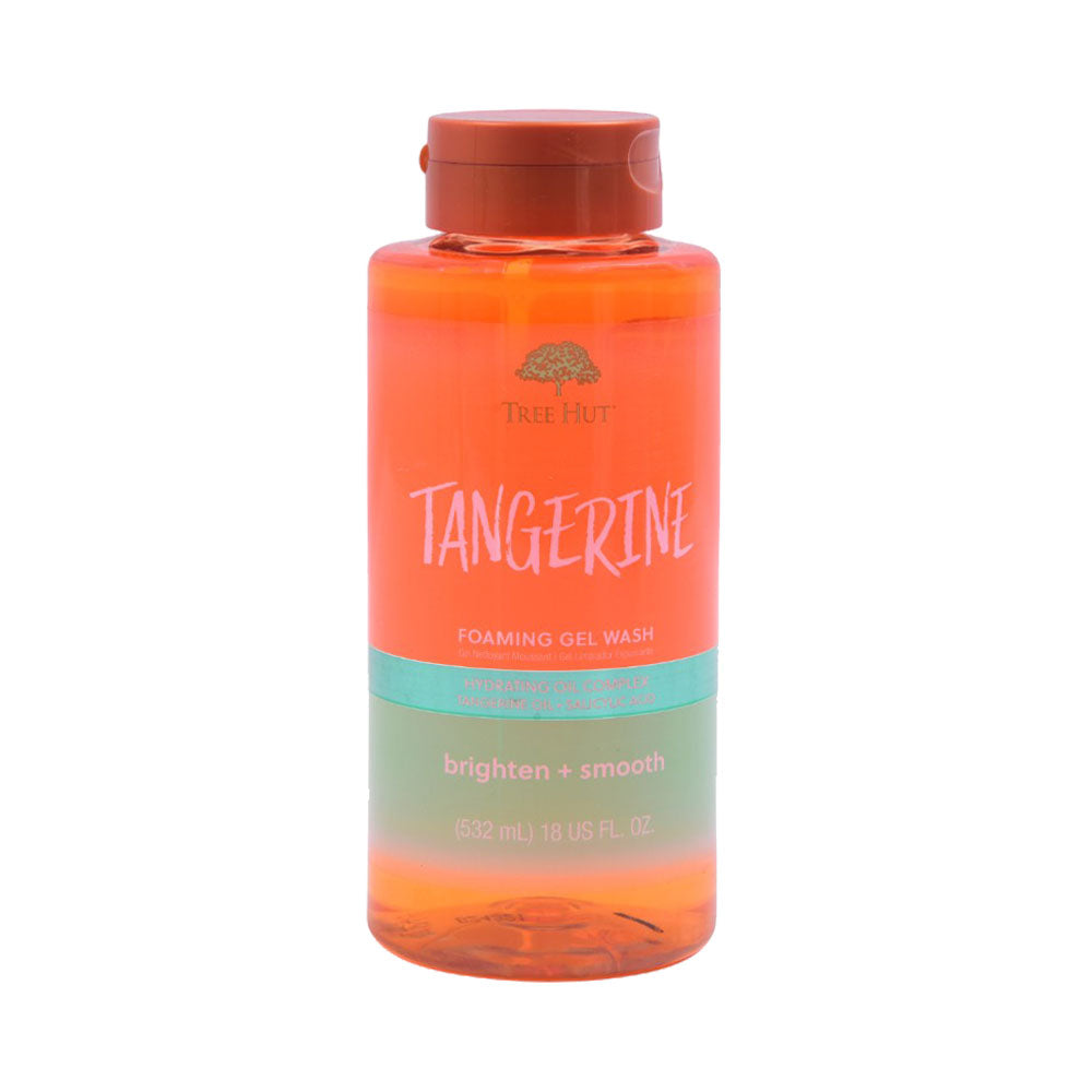 TREE HUT TANGERINE FOAMING GEL WASH 532ML | Best Price in Pakistan original skincare product Pakistan مرکزی تصویر