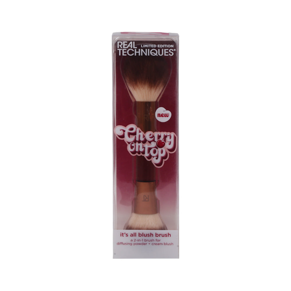 REAL TECHNIQUES CHERRY ON TOP ITS ALL BLUSH BRUSH | Best Price in Pakistan original skincare product Pakistan