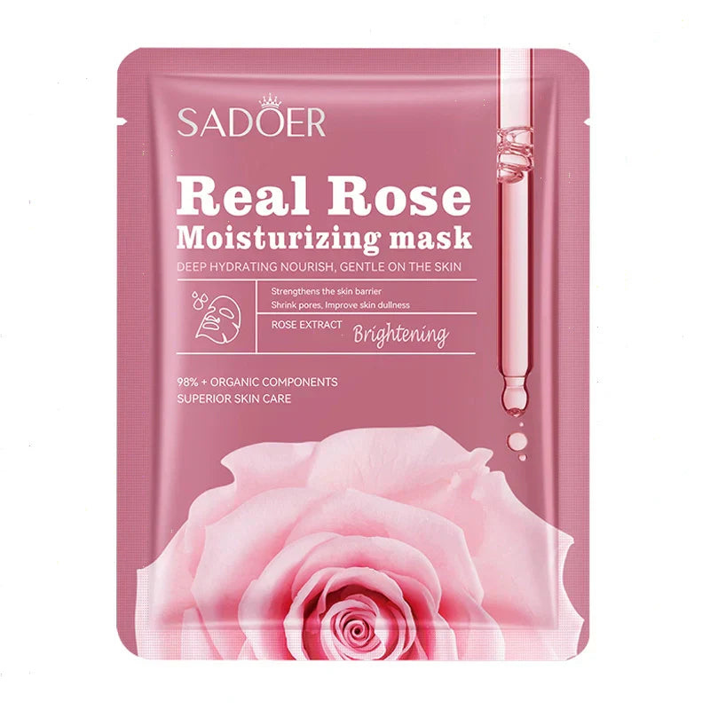Sadoer Real Rose Moisturizing Facial Mask 25G | 1 PC | Best Price in Pakistan original skincare product Pakistan