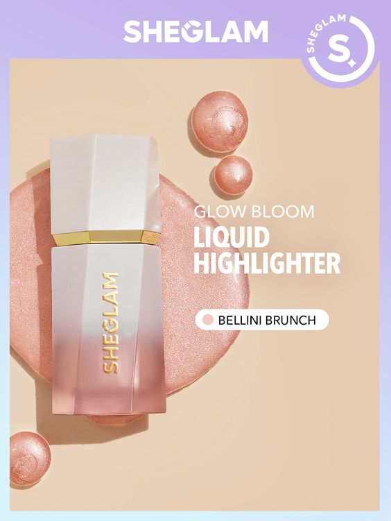Sheglam Glow Bloom Liquid Highlighter | Bellini Brunch | Best Price in Pakistan original skincare product Pakistan