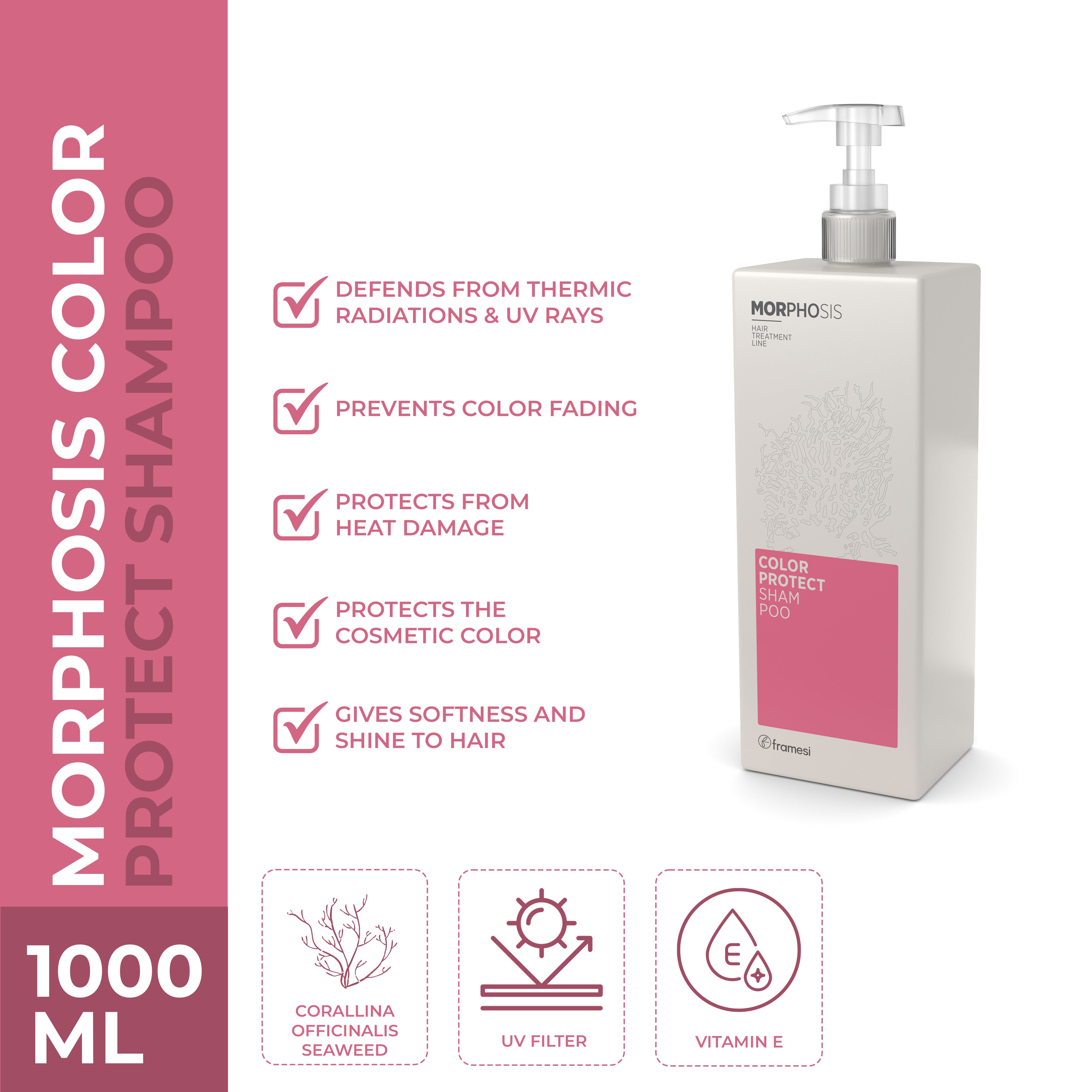 Framesi | Color Protect Shampoo | 1000 ml | Best Price in Pakistan original skincare product Pakistan مرکزی تصویر