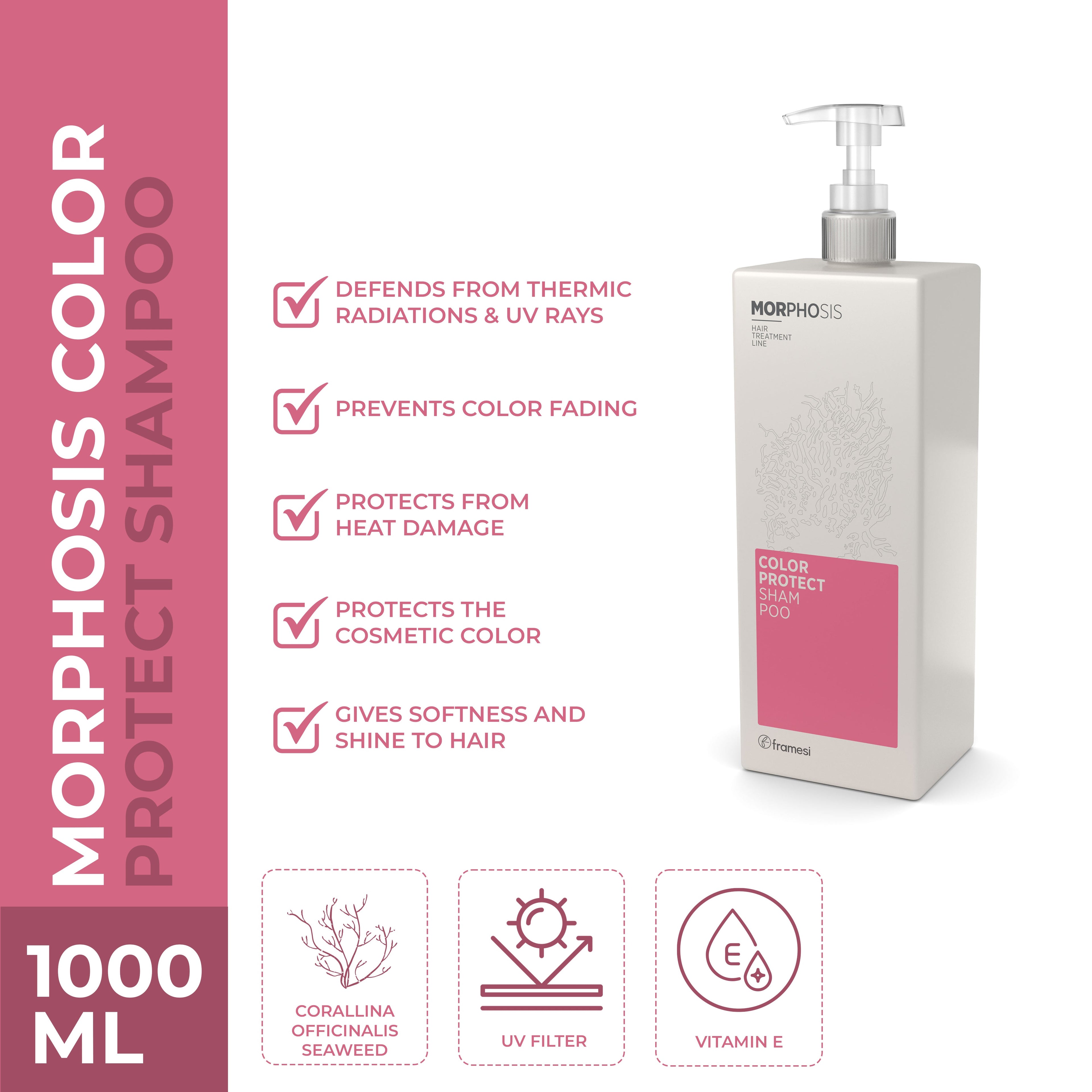 Framesi | Color Protect Shampoo | 1000 ml | Best Price in Pakistan original skincare product Pakistan