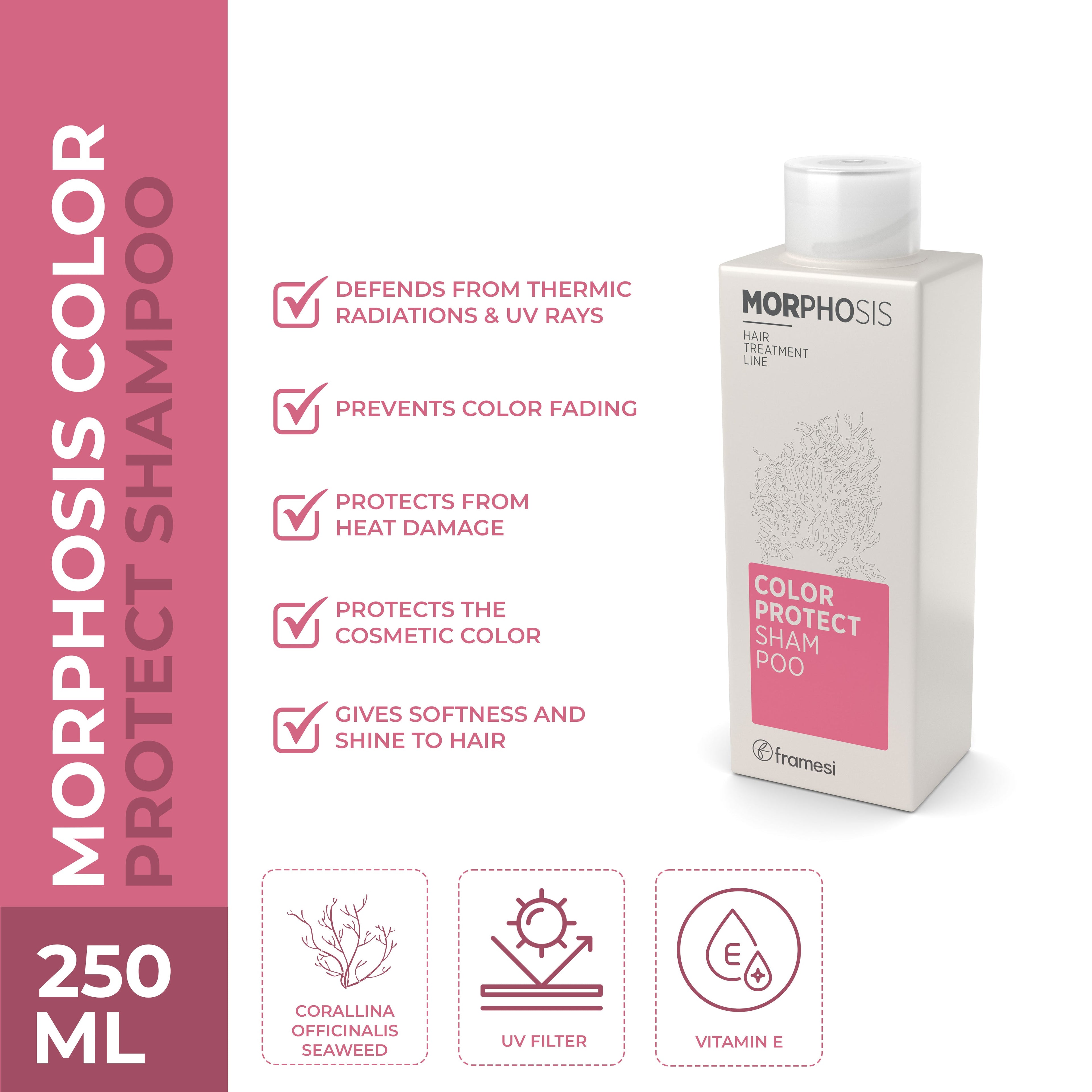 Framesi | Morphosis Color Protect Shampoo 250 ml | Best Price in Pakistan original skincare product Pakistan