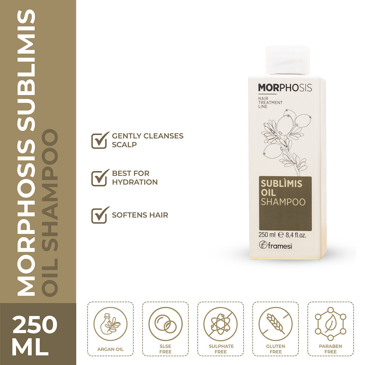 Framesi | Morphosis Sublimis Oil Shampoo 250 ml | Best Price in Pakistan original skincare product Pakistan مرکزی تصویر