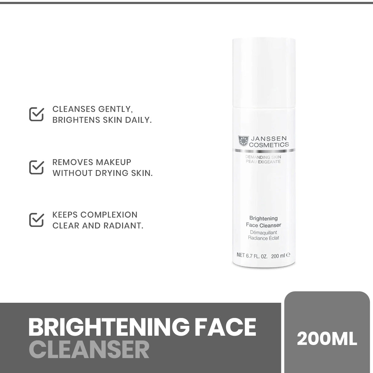 Janssen | Brightening Face Cleanser 200ml | Best Price in Pakistan original skincare product Pakistan