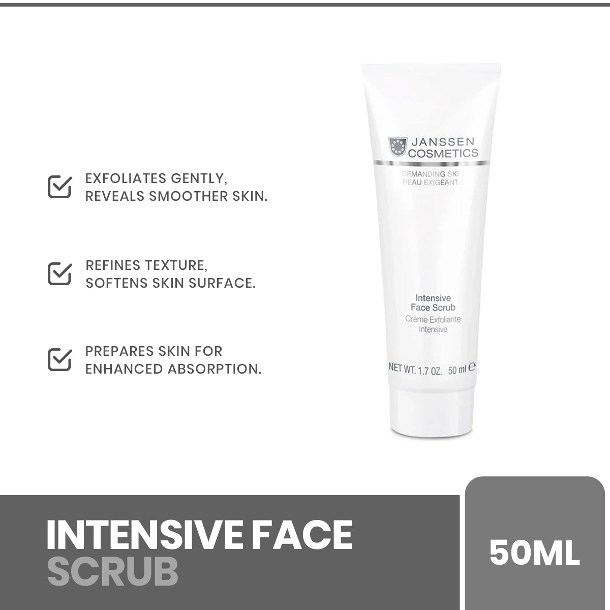 Janssen | Intensive Face Scrub 50ml | Best Price in Pakistan original skincare product Pakistan