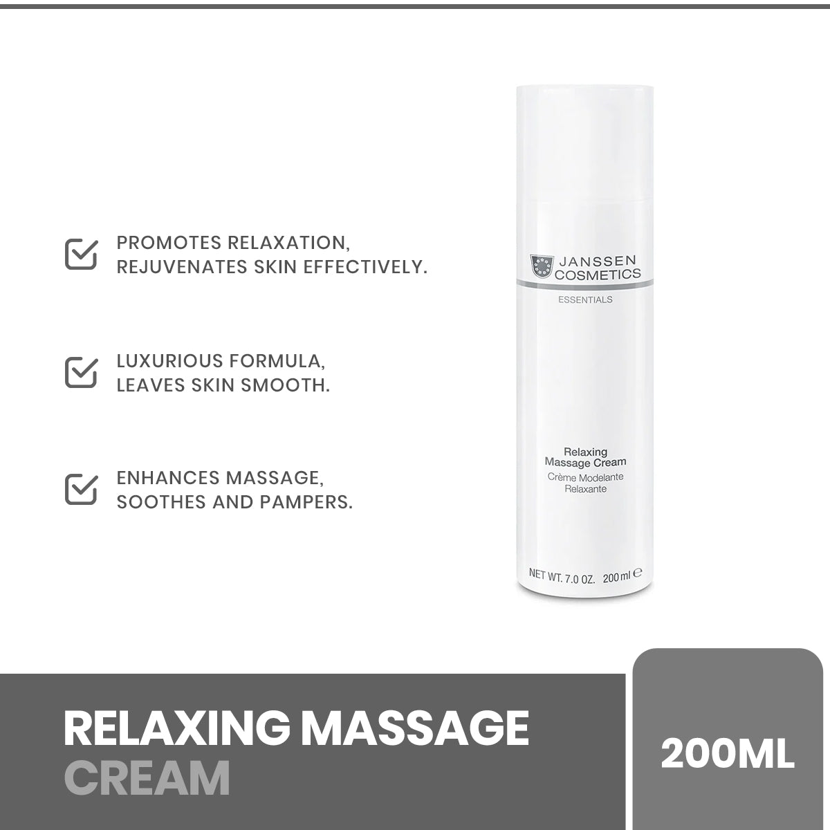 Janssen | Relaxing Massage Cream 200 ml | Best Price in Pakistan original skincare product Pakistan
