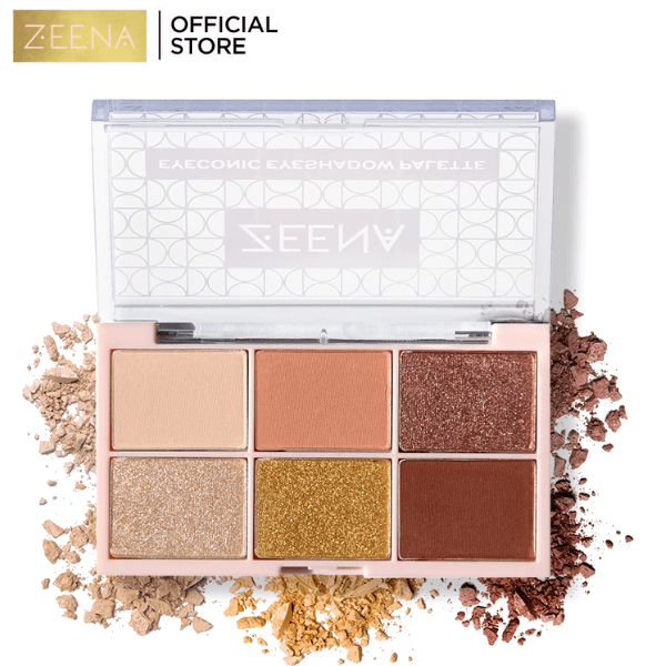 Zeena Eyeconic Eyeshadow Palette | Best Price in Pakistan original skincare product Pakistan مرکزی تصویر