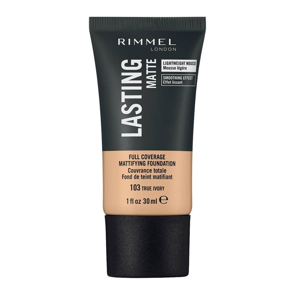 Rimmel Lasting Matte Foundation | 103 True Ivory | Best Price in Pakistan original skincare product Pakistan