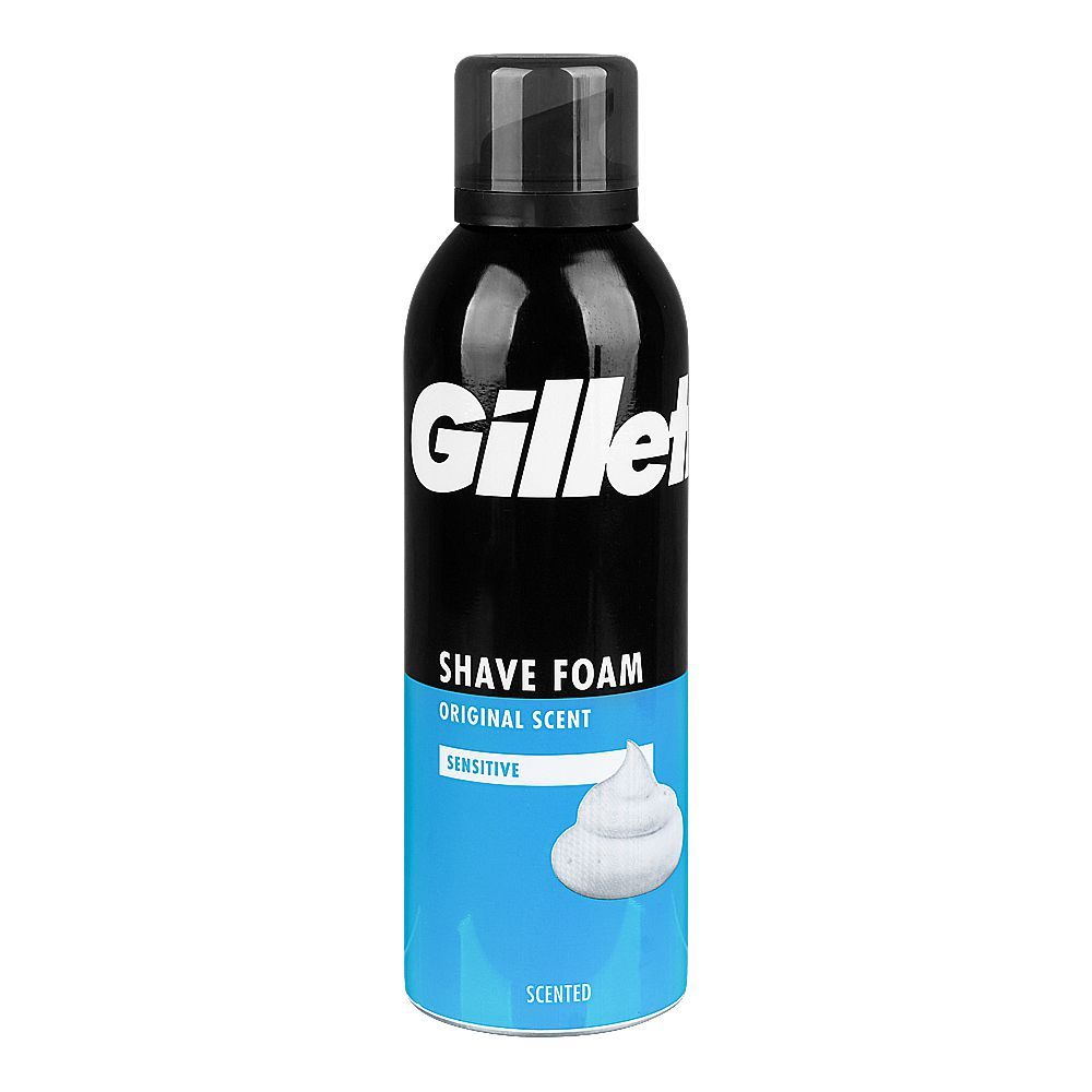 Gillette Shaving Foam Sensitive Uk 200Ml | Best Price in Pakistan original skincare product Pakistan