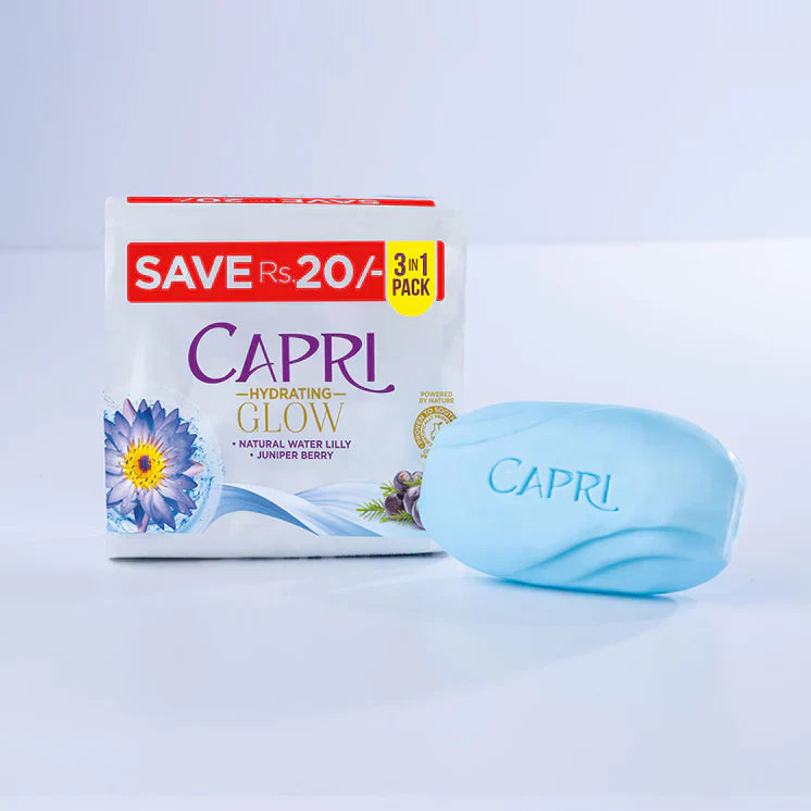 Capri | Vitalizing Water Lily Blue | 3 in 1 Soap | 150g | Best Price in Pakistan original skincare product Pakistan Main image