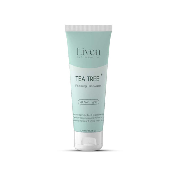 Liven Tea Tree Foaming Facewash | Best Price in Pakistan original skincare product Pakistan Main image