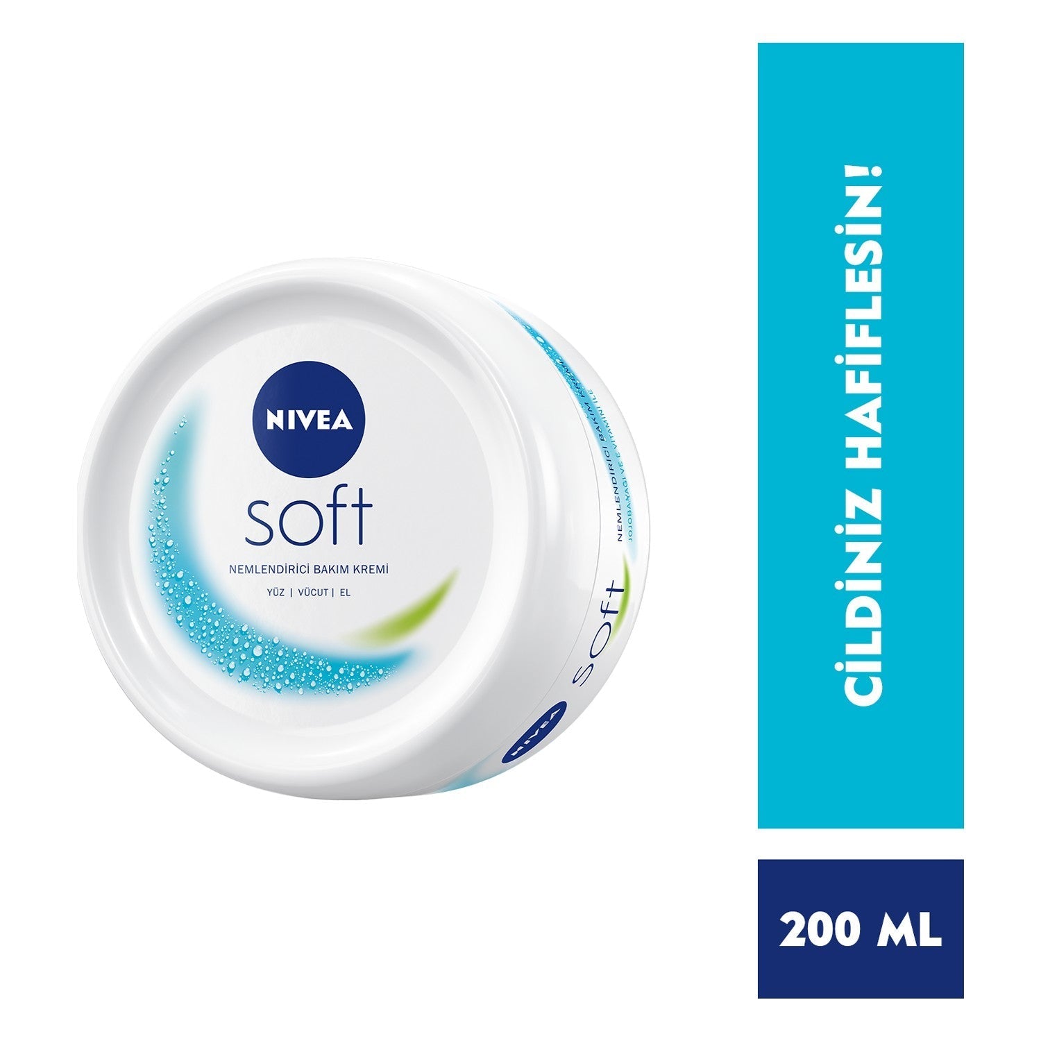 Nivea Soft Moisturizing Cream 200ML | Best Price in Pakistan original skincare product Pakistan مرکزی تصویر