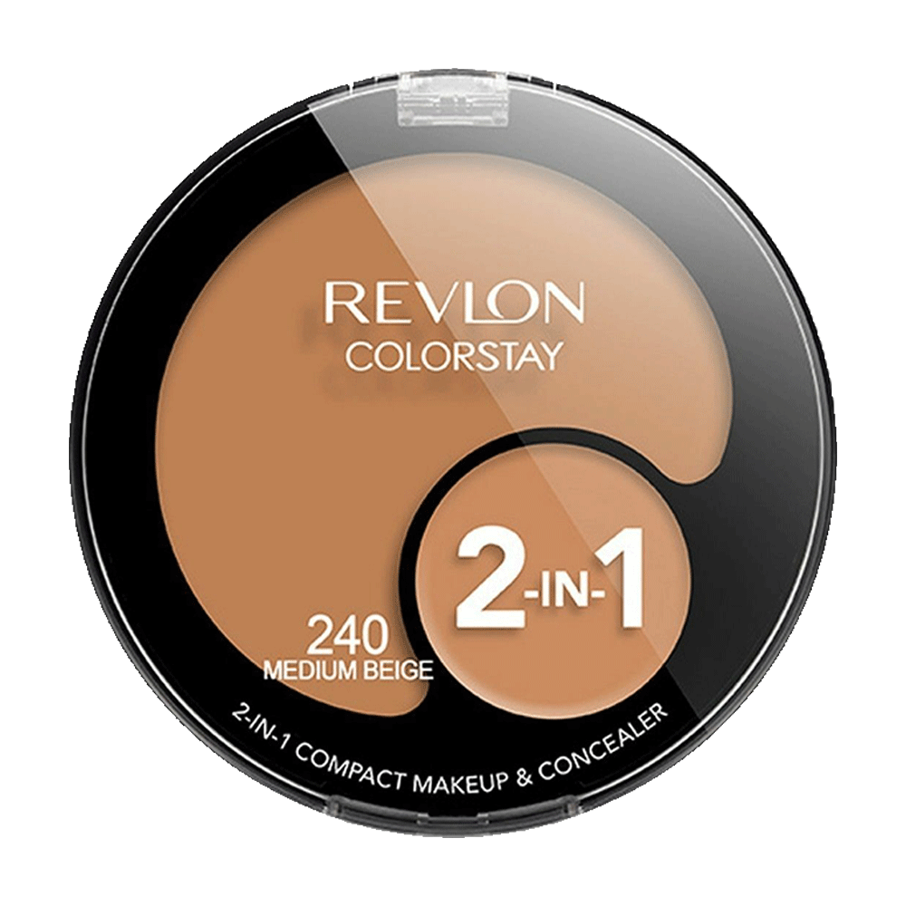 New Revlon 2 In 1 Compact Medium Beige 240 Pc | Best Price in Pakistan original skincare product Pakistan