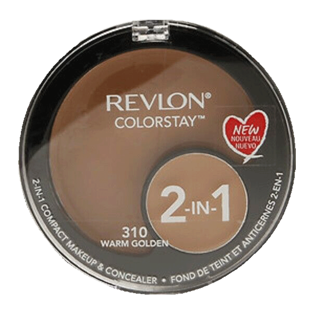 New Revlon 2 In 1 Compact Warm Golden 310 Pc | Best Price in Pakistan original skincare product Pakistan