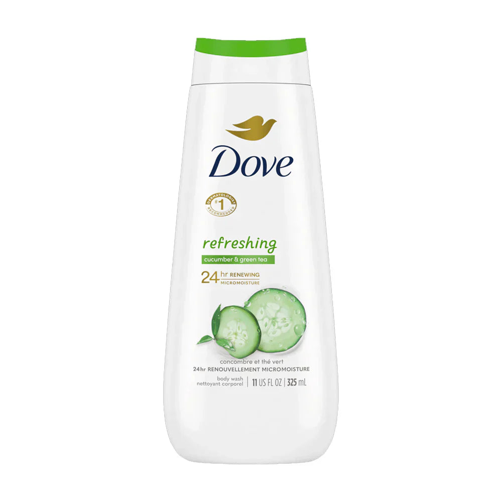 Dove | Cucumber & Green Tea Body Wash | 325ml | Best Price in Pakistan original skincare product Pakistan مرکزی تصویر