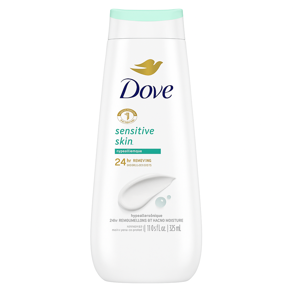 Dove | Sensitive Skin Hypoallergenic Body Wash | 325ml | Best Price in Pakistan original skincare product Pakistan Main image