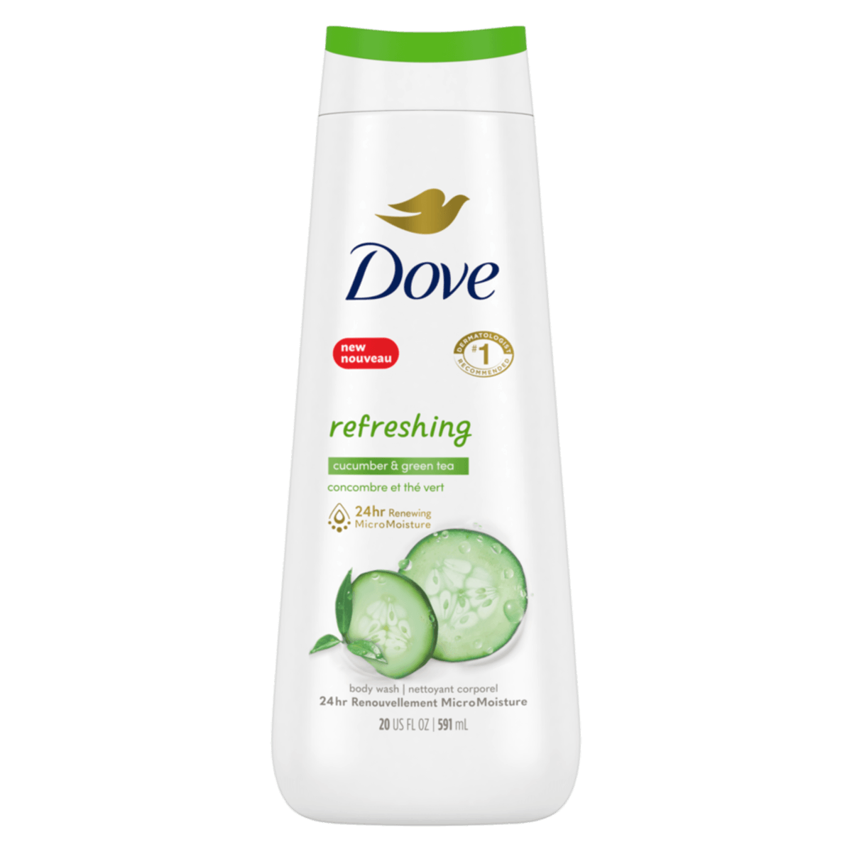 Dove | Cucumber & Green Tea Body Wash | 591ml | Best Price in Pakistan original skincare product Pakistan