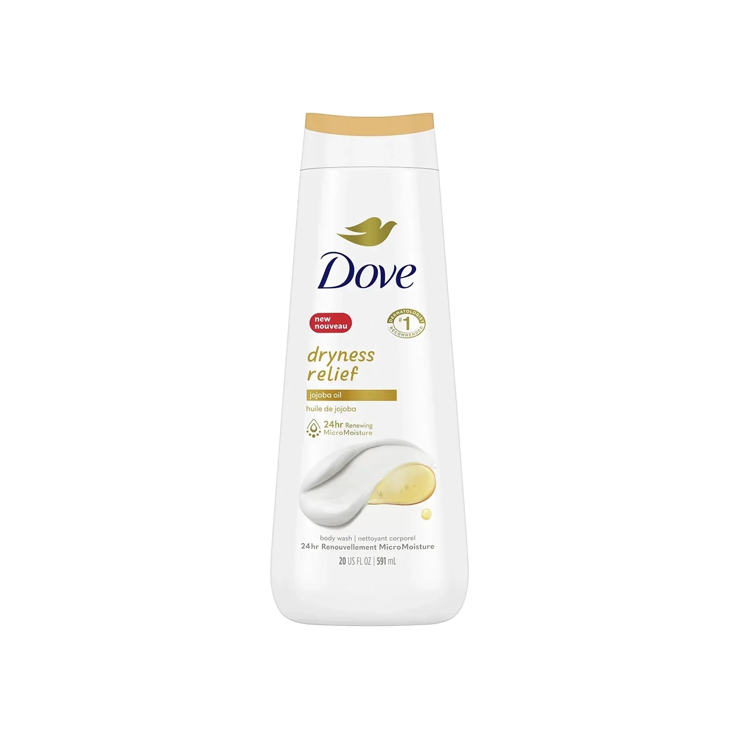 Dove | Dryness Relief Body Wash | 591ml | Best Price in Pakistan original skincare product Pakistan مرکزی تصویر