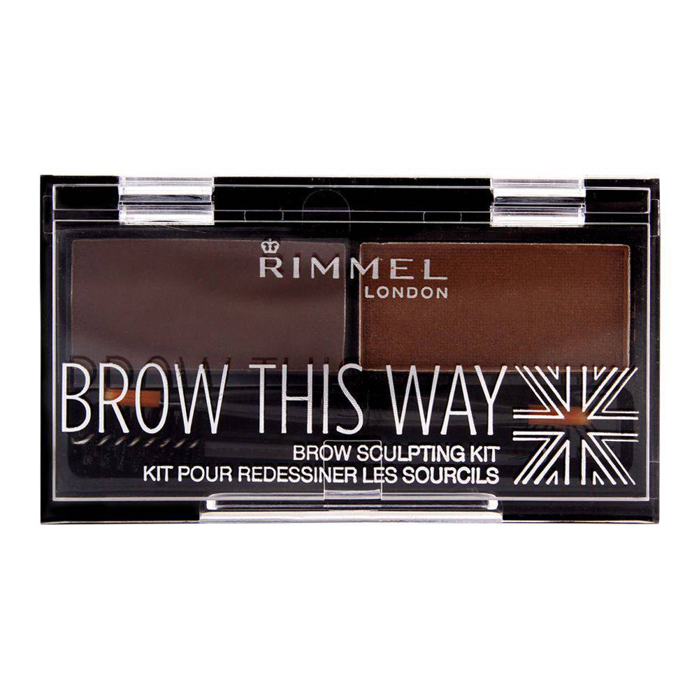 Rimmel Brow This Way Palette Medium Brown 034002 | Best Price in Pakistan original skincare product Pakistan