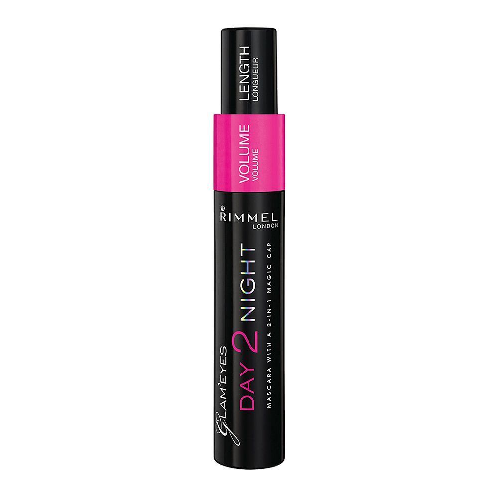 Rimmel Glam Eyes Day 2 Night Mascara | 001 Black | Best Price in Pakistan original skincare product Pakistan Main image